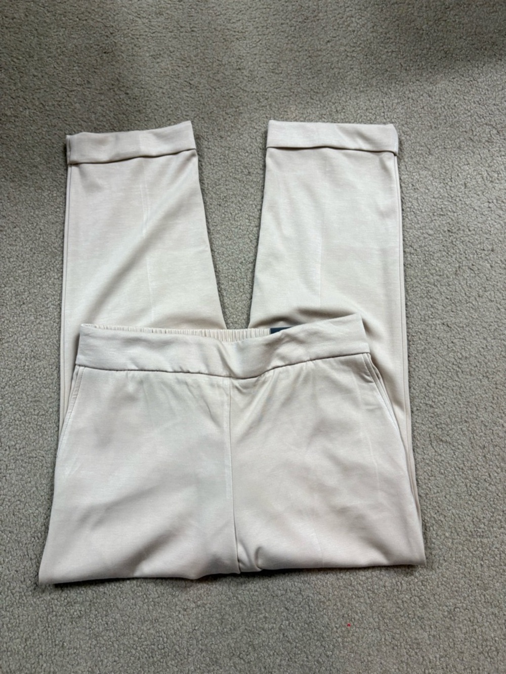 Rachel Zoe Tan Straight-Leg Pull-On Pants